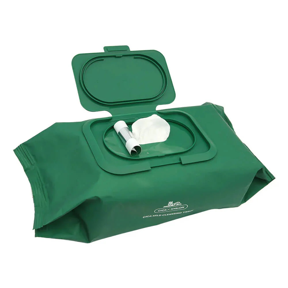 VT Cosmetics Cica Mild Cleansing Tissue – Delikatne Chusteczki Oczyszczające z Centellą 50