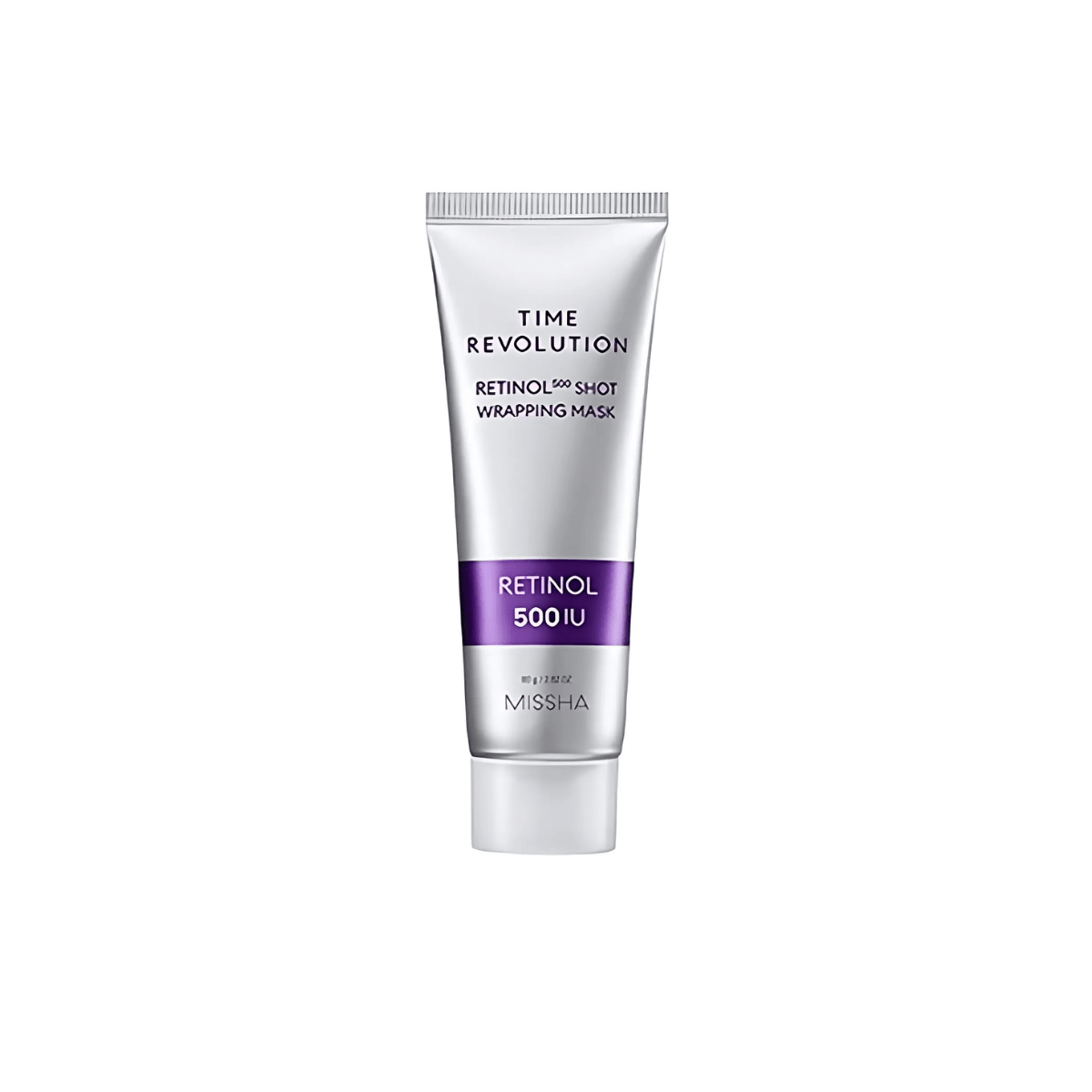MISSHA Time Revolution Retinol 500 Shot Wrapping Mask – maska do twarzy z retinolem 80 g