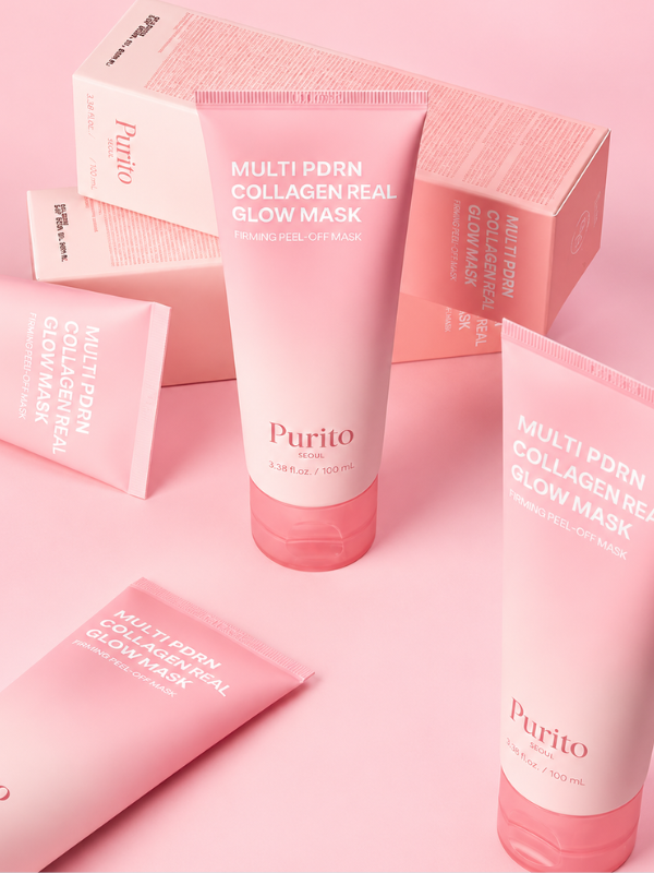 PURITO Multi PDRN Collagen Real Glow Mask – wygładzająca maska peel-off 100 ml