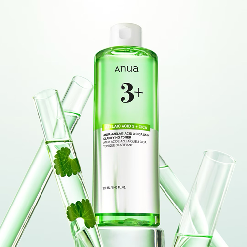 ANUA Azelaic Acid 3 Cica Skin Clarifying Toner – tonik do twarzy z kwasem azelainowym 250 ml