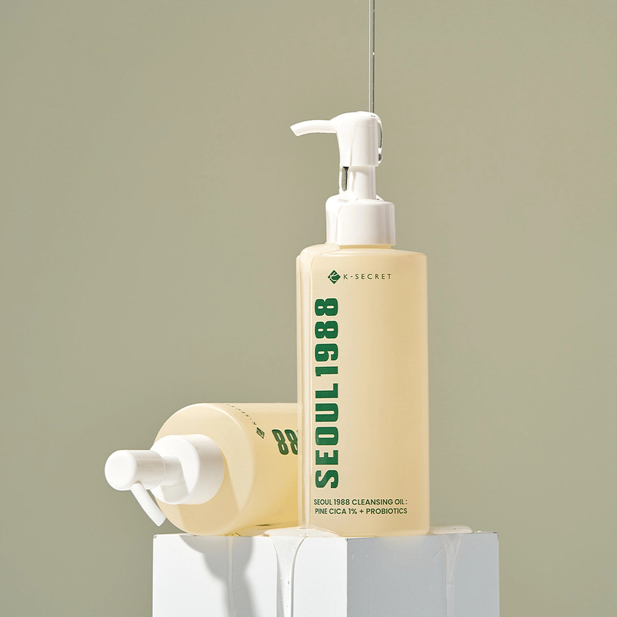 K-SECRET SEOUL 1988 Cleansing Oil: Pine Cica 1% + Probiotics – olejek do demakijażu 200 ml