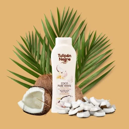 Tulipan Negro Bath & Shower Gel Coco Pure White 650 ml