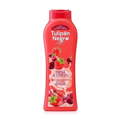 Tulipan Negro Bath & Shower Gel Strawberry & Cherry Passion 650 ml