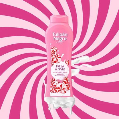 Tulipan Negro Bath & Shower Gel Strawberry & Cream Kiss 650 ml