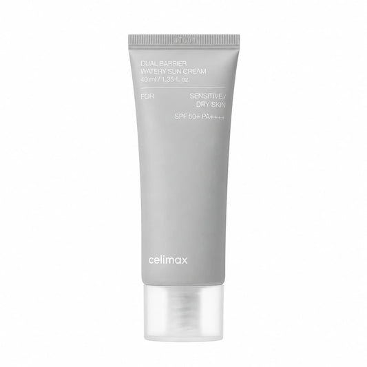 CELIMAX Dual Barrier Watery Sun Cream SPF50+ PA++++ – mineralny krem przeciwsłoneczny 40 ml