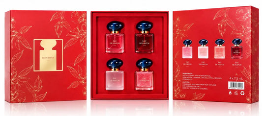 Zestaw mini perfum damskich – 4 × 30ml