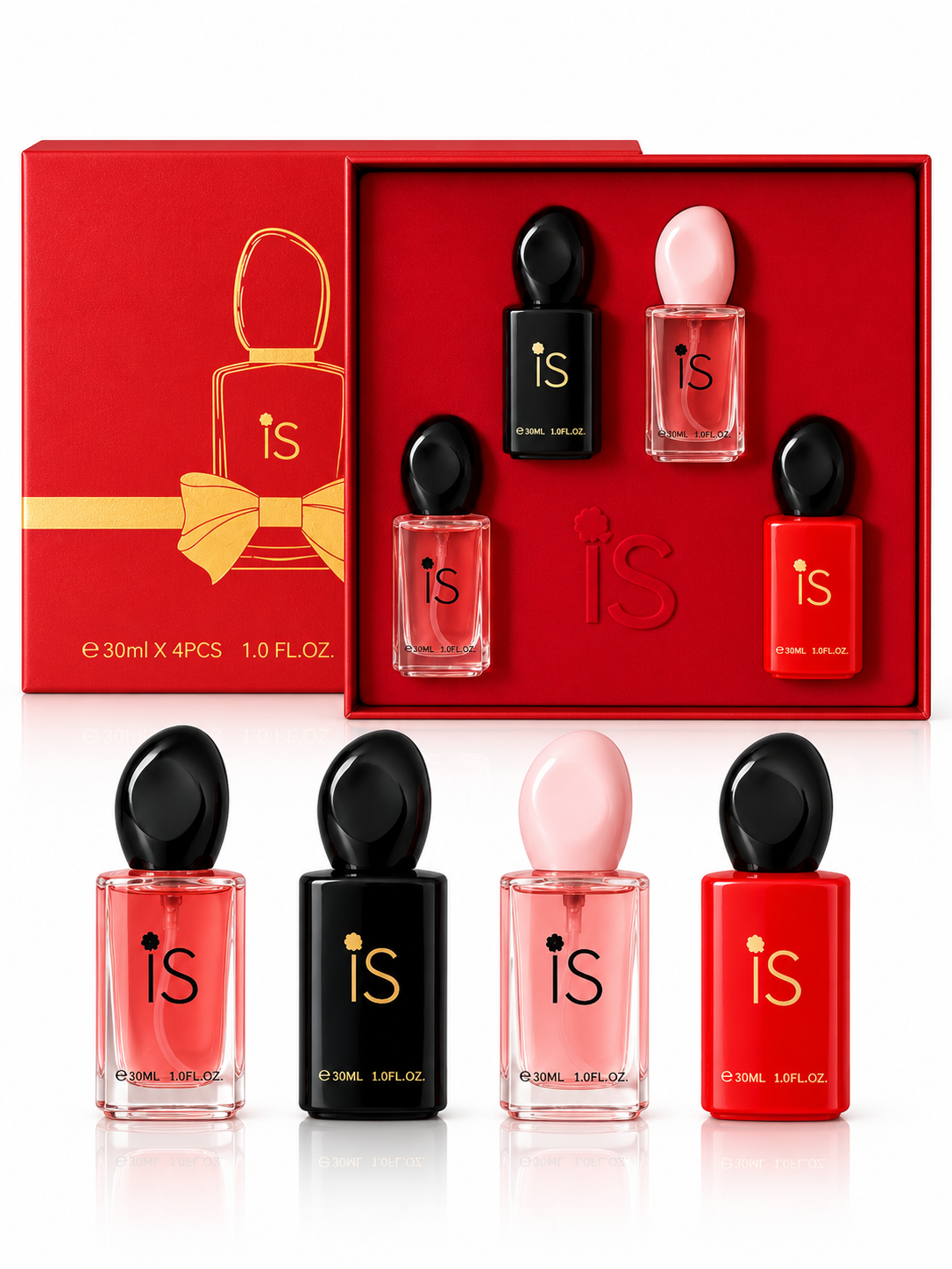 IS – zestaw 4 perfum 30 ml × 4