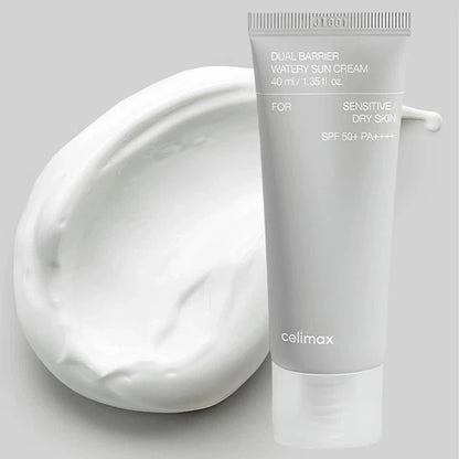 CELIMAX Dual Barrier Watery Sun Cream SPF50+ PA++++ – mineralny krem przeciwsłoneczny 40 ml