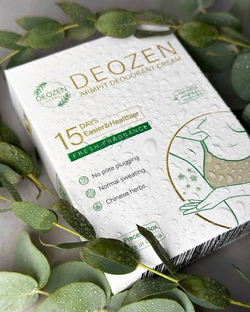 DEOZEN – naturalny krem dezodorujący, opakowanie 24 saszetek