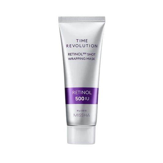 MISSHA Time Revolution Retinol 500 Shot Wrapping Mask – maska do twarzy z retinolem 80 g