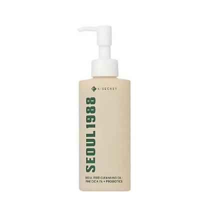 K-SECRET SEOUL 1988 Cleansing Oil: Pine Cica 1% + Probiotics – olejek do demakijażu 200 ml