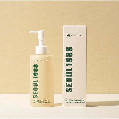 K-SECRET SEOUL 1988 Cleansing Oil: Pine Cica 1% + Probiotics – olejek do demakijażu 200 ml