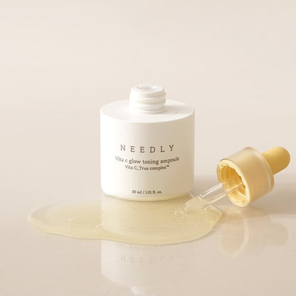 NEEDLY Vita C Glow Toning Ampoule – rozświetlająca ampułka z witaminą C 30 ml