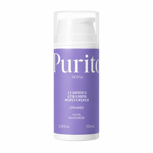 PURITO Luminous Ceramide Moisturizer – nawilżający krem odbudowujący barierę skóry 100 ml