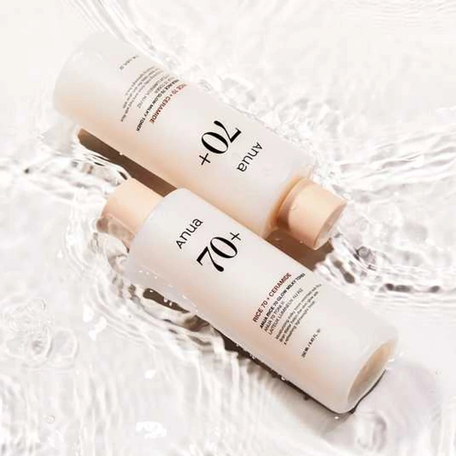 Anua Rice 70 Glow Milky Toner – Nawilżająco-Rozświetlający Tonik Ryżowy do Twarzy 150 ml