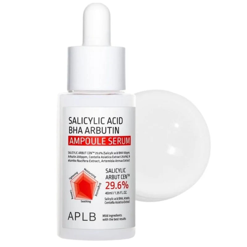 APLB Salicylic Acid BHA Arbutin Ampoule Serum – Rozjaśniające Serum z Kwasem Salicylowym i Arbutyną 40 ml