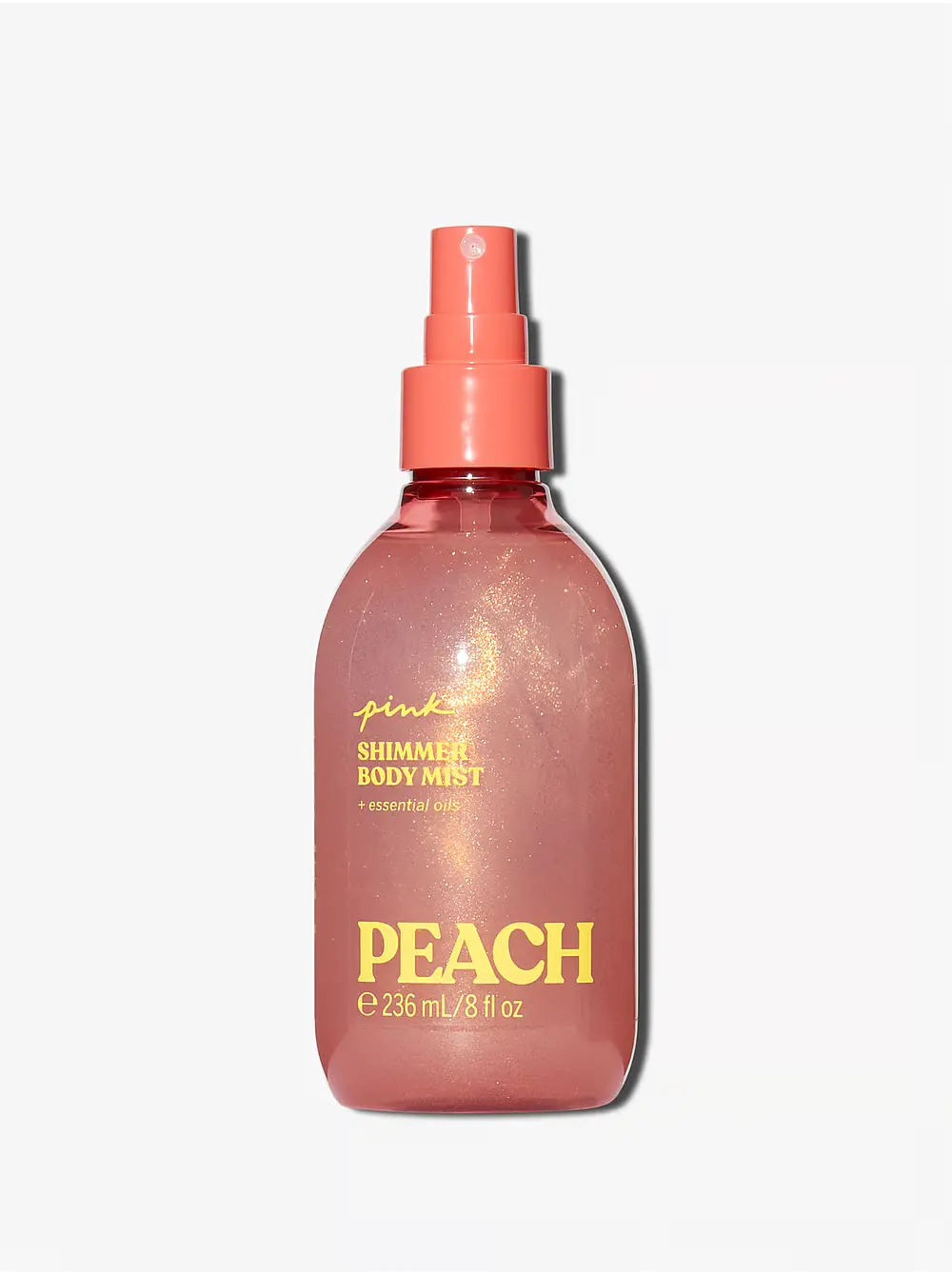 Mgiełka z drobinkami PINK Shimmer Peach Body Mist
