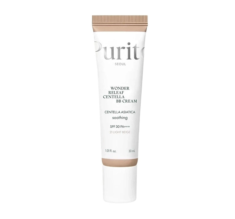 Purito Wonder Releaf Centella SPF30 PA+++ krem BB z wąkrotą azjatycką 21 Light Beige 30ml