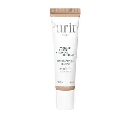 Purito Wonder Releaf Centella SPF30 PA+++ krem BB z wąkrotą azjatycką 21 Light Beige 30ml