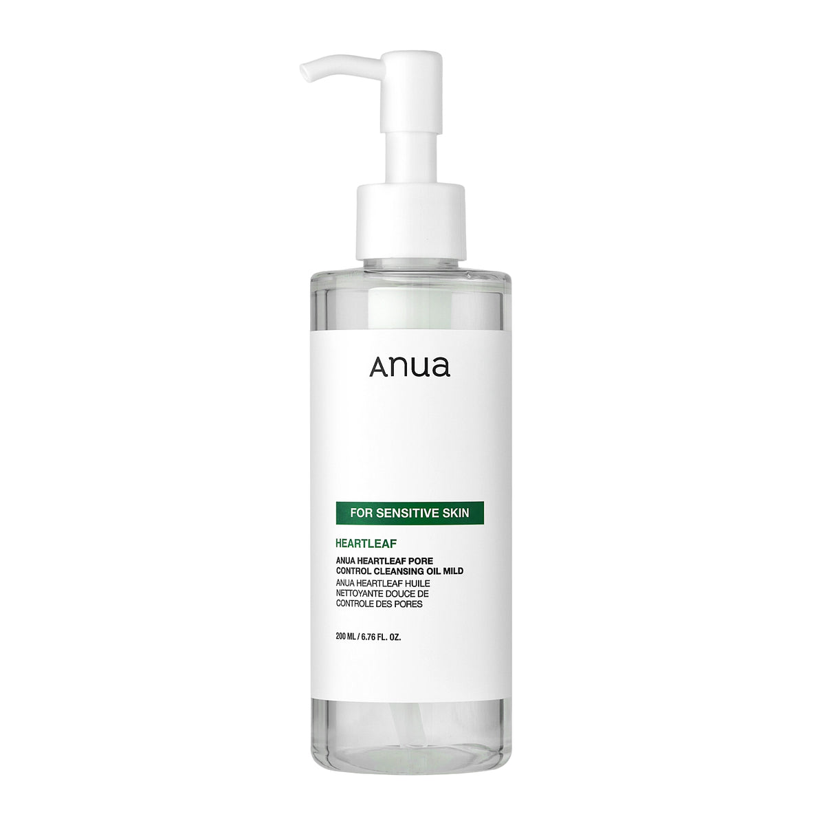 Anua Heartleaf Pore Control Cleansing Oil Mild – Łagodny Olejek do Oczyszczania Twarzy 200 ml