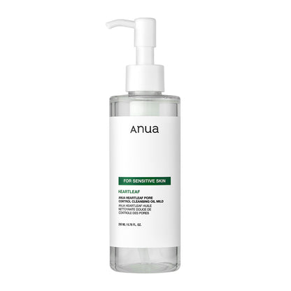 Anua Heartleaf Pore Control Cleansing Oil Mild – Łagodny Olejek do Oczyszczania Twarzy 200 ml