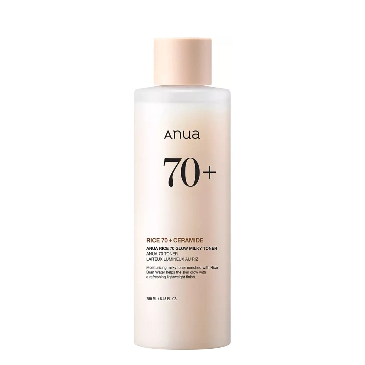 Anua Rice 70 Glow Milky Toner – Nawilżająco-Rozświetlający Tonik Ryżowy do Twarzy 150 ml
