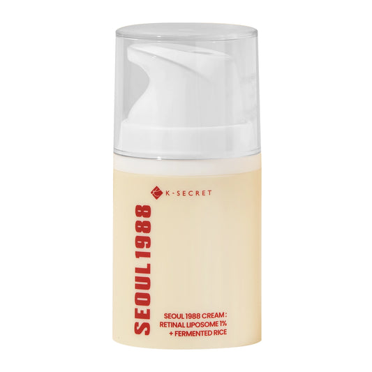 K-SECRET - SEOUL 1988 Cream : Retinal Liposome 1% + Fermented Rice - Ujędrniający Krem z Retinalem - 50ml